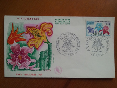 1969-Floralies Vincennes-F.D.C. foto