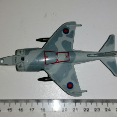 MACHETA AVION METAL MATCHBOX HARRIER SB 27, MADE IN MACAU