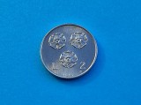 2 Lire 1987 San Marino-UNC-RAR-in realitate arata bine!!