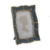 Cumpara ieftin Rama foto din rasina Blue Gold 13 cm x 18 cm