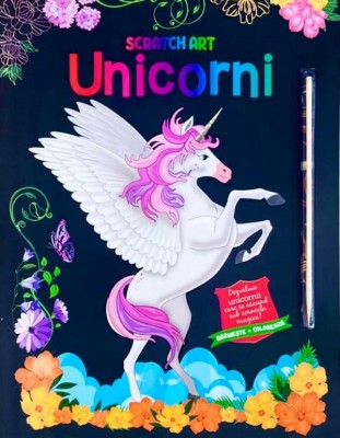 Unicorni - Scratch Art, - Editura Flamingo foto