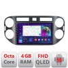 Navigatie VW TIGUAN- 2006-2016 B-489 Android Ecran QLED octa core 4+64 carplay android auto KIT-489+EDT-E309V3 CarStore Technology