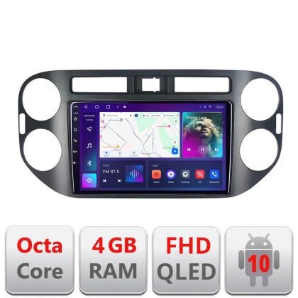 Navigatie VW TIGUAN- 2006-2016 B-489 Android Ecran QLED octa core 4+64 carplay android auto KIT-489+EDT-E309V3 CarStore Technology