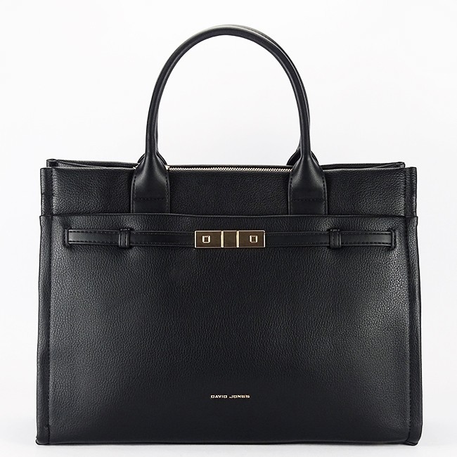 Geanta neagra mare David Jones CM7736 17