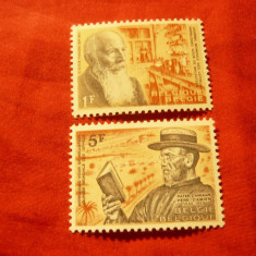 Serie mica Belgia 1964 Lupta contra Leprei , Personalitati, 2 val ( din3)