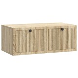 vidaXL Oglindă TV montată pe perete Stejar Sonoma 78,5 x 41 x 30 cm 898007