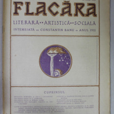 FLACARA , REVISTA LITERARA , ARTISTICA , SOCIALA , ANUL VII , NR. 30 , 28 IULIE , 1922