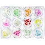 Cumpara ieftin Kit nail art - Diamante 5x3mm, 12 buc, INGINAILS