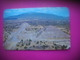 HOPCT 7059 CALZADA DE LOS MUERTOS -TEOTIHUACAN - MEXIC -STAMPILOGRAFIE-AMERICA DE NORD-CIRCULATA