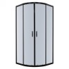 Cabină de duș cu ușă glisantă curbată TIARA80 80x80 cm
