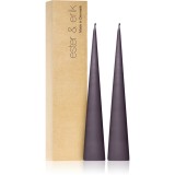 Ester &amp; erik cone candles muted mauve (no. 42) lumanare 2x25 cm