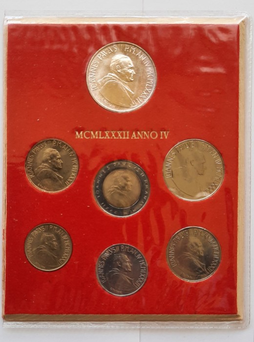 Set monede Vatican - Ioan Paul II, anul 1982-4 - G 4002