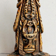 Totem razboinic incas 27cm - Statueta simbolica, sculptura falica imitatie de os