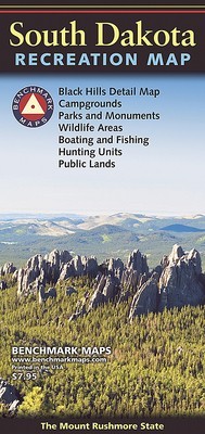South Dakota Recreation Map foto