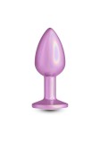 Plug Anal NS Novelties Iridescent Pink Small Roz Metalizat Iridiscent