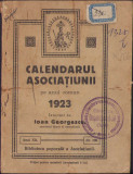 HST 108SP Calendarul Asociațiunii pe anul comun 1923