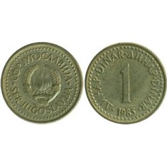 Iugoslavia 1984 - 1 dinar, circulata