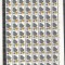 Czechoslovakia 1971 Buildings, 100 stamps in bloc, MNH J.1