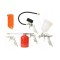 Kit compresor, Set pistol suflat, vopsit, umflat, antifonat, furtun compresor 3m Onex