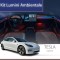 Lumini ambientale Tesla Model 3 2019-2020 set complet control telefon sau sistem original CarStore Technology