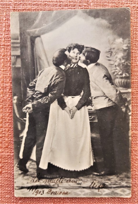Carte postala datata Craiova, 1903 - Circulata
