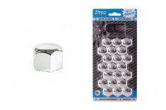 Set capace prezoane 19 mm, culoare Crom foto