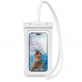 Husa universala pentru telefon, Spigen Waterproof Case A601, White