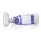 Cumpara ieftin Camera de inhalare Optichamber Diamond Respironics Philips, 140 ml, 14.2 cm, avertizare sonora, adaptor silicon, 0-18 luni