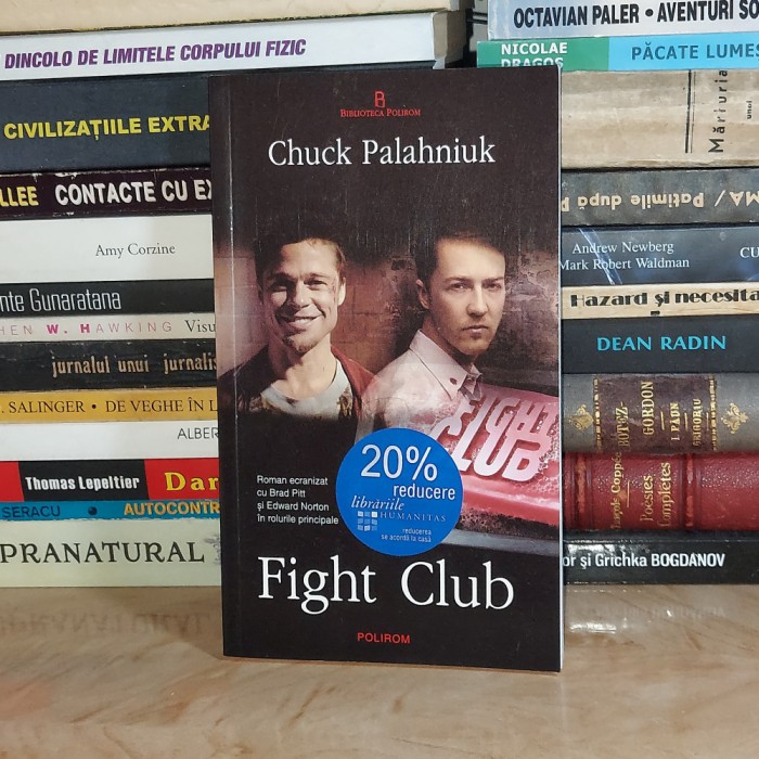 CHUCK PALAHNIUK - FIGHT CLUB ( ROMAN ) , POLIROM , 2004 *