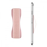 Suport tip inel pentru telefon, Kwmobile, Roz, Plastic, 35411.81