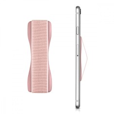 Suport tip inel pentru telefon, Kwmobile, Roz, Plastic, 35411.81