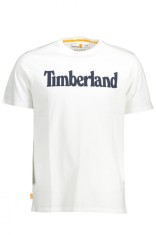 Timberland Tricou TFO SS Linear Tea barbati, cu imprimeu, Regular fit, Alb foto