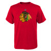 Chicago Blackhawks tricou de copii Team Logo red - XL (18-20)