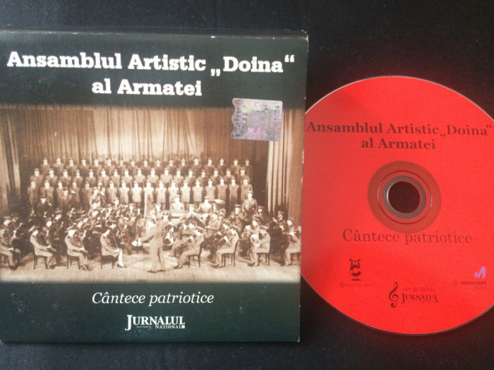 ansamblul artistic doina al armatei cantece patriotice cd disc muzica corala cor