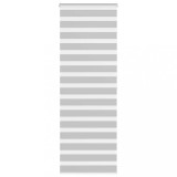 vidaXL Jaluzea tip zebra gri deschis lățime țesătură 70,9 cm poliester