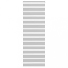 vidaXL Jaluzea tip zebra gri deschis lățime țesătură 70,9 cm poliester