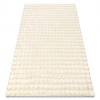 Covor BUBBLE fildeş 12 IMITARE BLANĂ DE IEPURE 3D structural, 140x190 cm