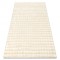 Covor BUBBLE fildeş 12 IMITARE BLANĂ DE IEPURE 3D structural, 140x190 cm