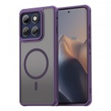 Husa MagSafe pentru Motorola Edge 60 Pro, Techsuit, HaloFrost II (Big Lens Hole), Mov