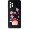 Husa TPU 3D Squishy Neagra Samsung Galaxy A32 5G - Protectie Fun