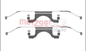 Set accesorii, placute frana BMW Seria 5 Touring (E39) (1997 - 2004) METZGER 109-1702