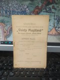 Statutele Băncii populare cooperative Voința Mușătană din c. Rinceni s. Mușata j. Fălciu, azi satele Mușata și R&acirc;nceni c. Berezeni j. Vaslui, 1911 196