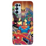 Husa compatibila cu Oppo A72 5G model Cartoon Justice league, Silicon, TPU, Viceversa, Transparent, Carcasa