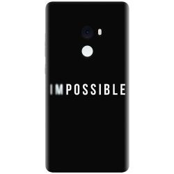 Husa silicon pentru Xiaomi Mi Mix 2, Impossible foto
