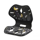 Suport pentru scaun, flippy, pentru corectarea posturii, portabil, pliabil, ergonomic, ameliorare durere, respirabil, 35x32x30 cm, marime l, model rac