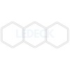 Lumina LED Hexagonala Profesionala Aluminiu, 3 Module 120x315CM , Service Auto, Detailing, Ateliere, Spatii Comerciale