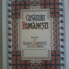 Cusături românești culese de Elena C. Cornescu. Ediție anastatică