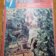 revista femeia octombrie 1982-orasul bistrita,satu mare,femeile din salaj