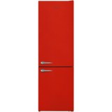 Combina frigorifica Fram FC-VRL2681RDE++, 268 l, Less Frost, Clasa E, Iluminare LED, Control mecanic, H 170 cm, Rosu, Heinner