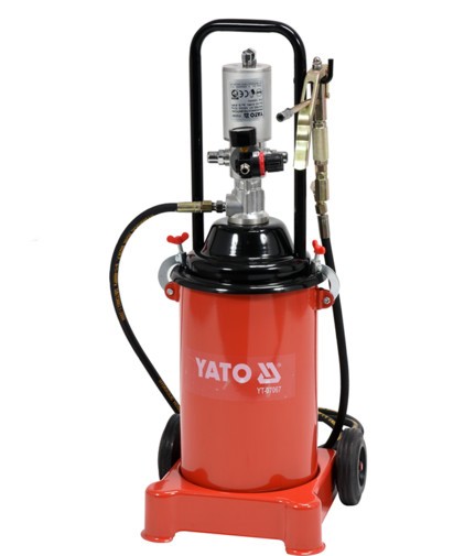Pompa pneumatica pentru gresat 12L - 4m